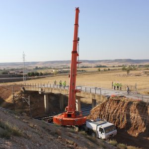 Demolición de puente