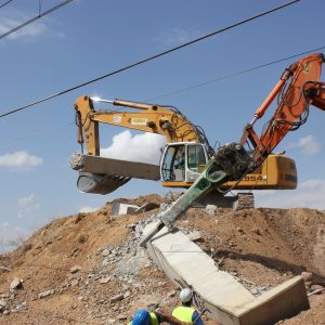 Demolición de puente