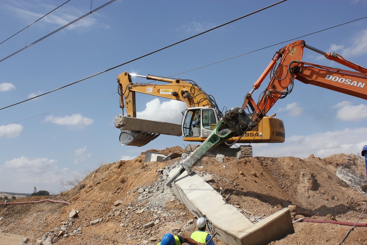 Demolición de puente