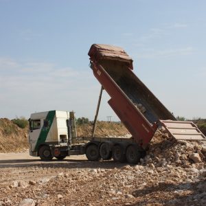 transporte de tierras