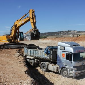 transporte de tierras